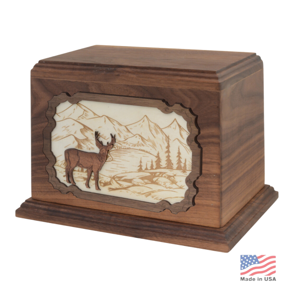 3D Art Deer Urn
