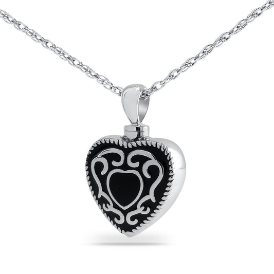 Western Black Heart steel keepsake